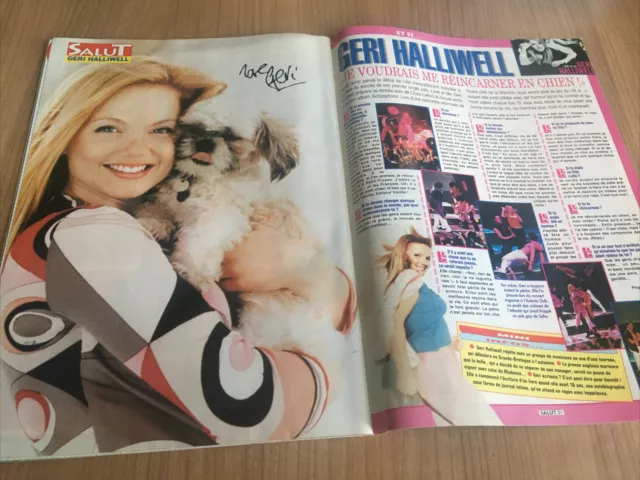 Geri halliwell Spice Girl coupure presse 2 PAGES 1999 Article magazine Revue