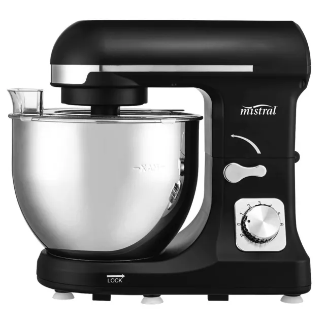 Mistral Kitchen Cake Stand Mixer Mixing Machine Electric Beater Hook Whisk 5L AU