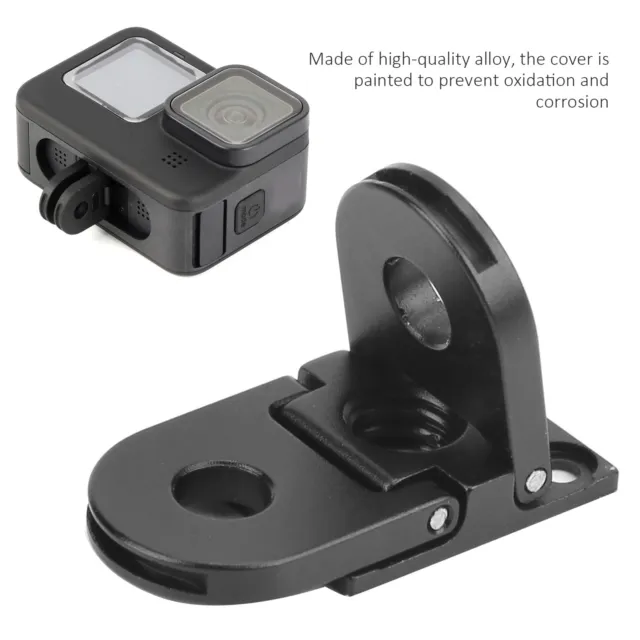 Action Camera Adapter Mount Base With 1/4in Screw Hole Folding Fingers For 9 HB0