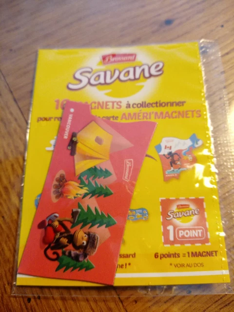 Lot Magnets savane Brossard Amérique Du Sud