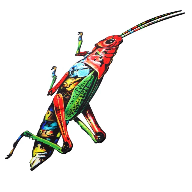 Wrought Iron Insect Pendant Household Decor Wall Hooks Decorative Painted