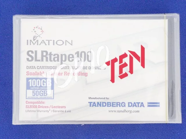 Tandberg Data 00431891 SLR-100 Imation Datenkassette Tape Cartridge 50GB 100GB