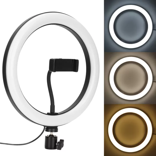 LED Selfie Ring Light Dimmable Photography Fill Light With Stand And Mobile TOH