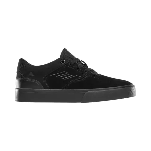 Emerica Kids The Reynolds Low Vulc Suede Black Black Black