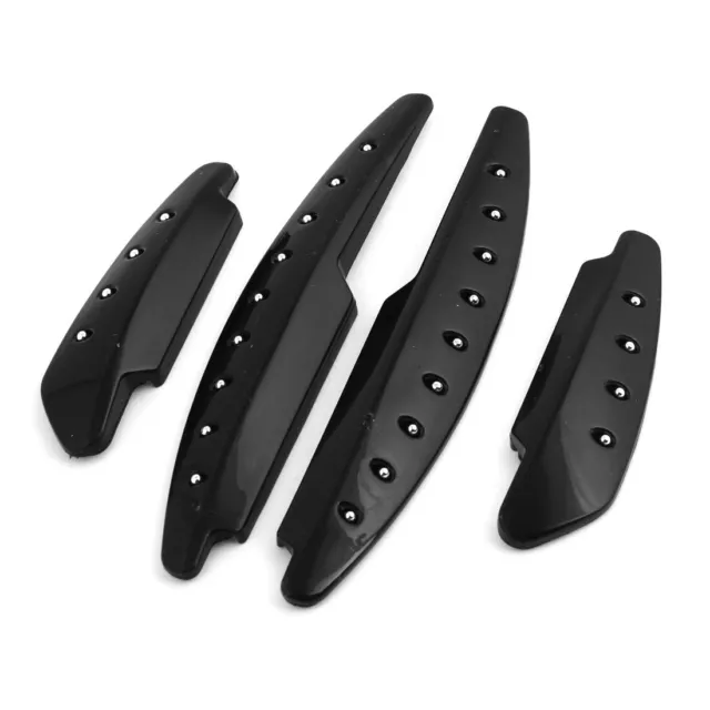 Protector de la puerta del coche como decoración de color negro 4 pcs para coche