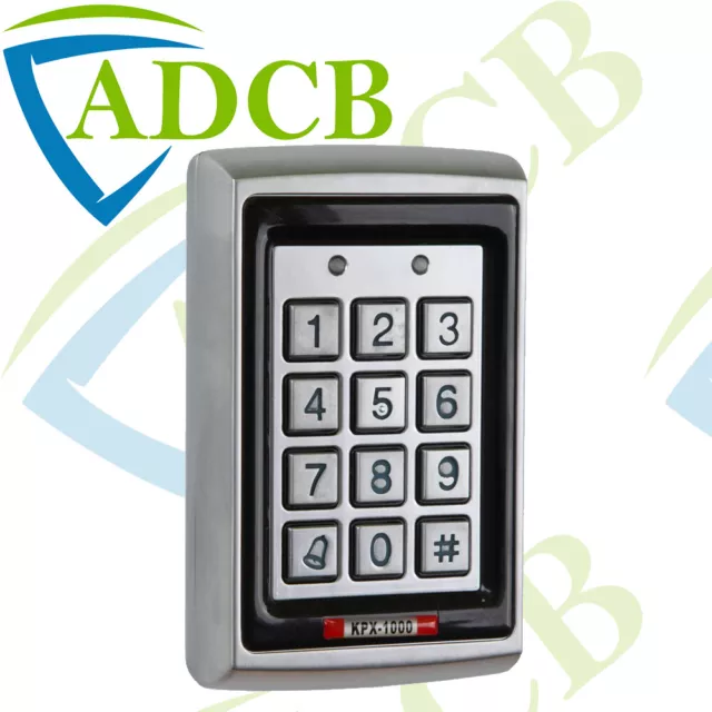 External Digital Coded Access Keypad Stainless Steel Front Panel Proxy Reader