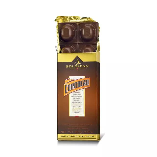 Cointreau GOLDKENN Liqueur Chocolate Bar 100g