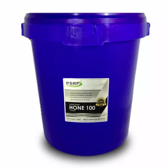 PSRP Hone 100Grit 20KG Honing, Cleaning Powder for Travertine, Marble, Limestone