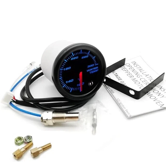 2 INCH RADIATOR Water Coolant TempErature Gauge 1/8 Npt Thermostat