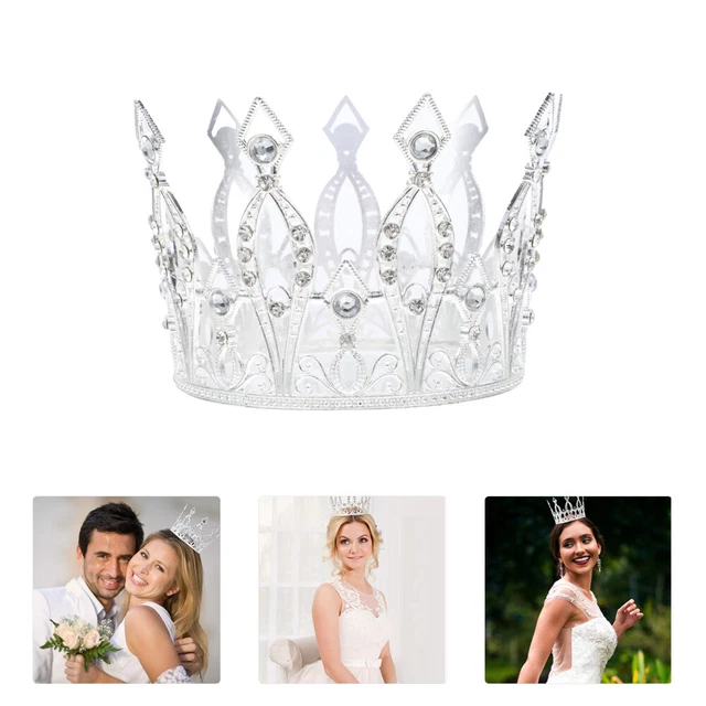 Copricapo sposa cristallo strass matrimonio cristallo anello per capelli decorazione matrimonio