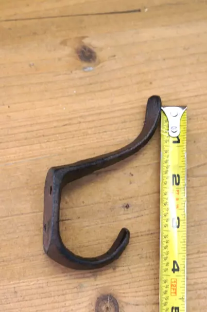 20 Coat Hooks Hat Hook Hall Tree 3" Rustic Towel Vintage Style Cast Iron Wall 6