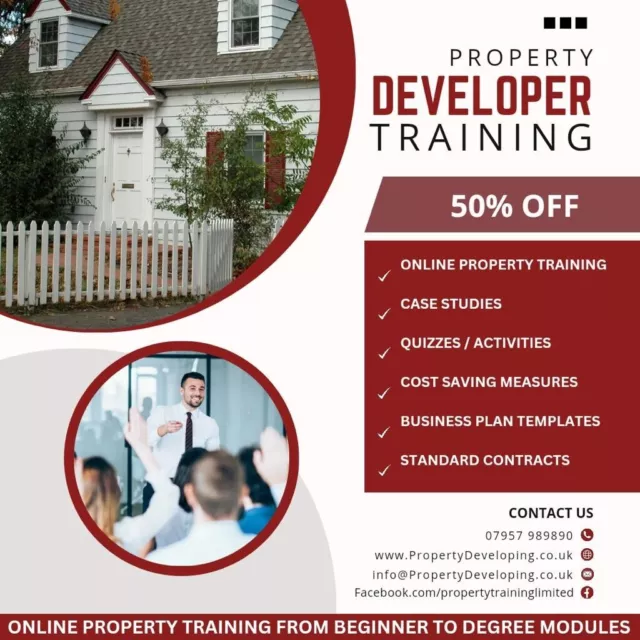 Property Development Training, Best Gift, 1Year subscription, £140 discount