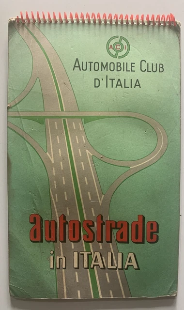 Vintage AUTOMOBILE CLUB D'ITALIA Italy ACI Italian Car Badge Enamel #HB1