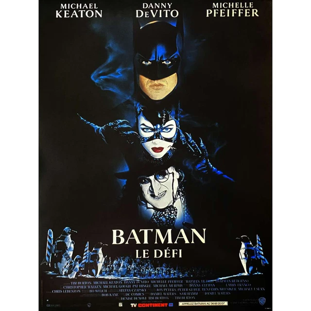 Batman LE RETURN- ERTL - Coffret de 4 véhicules métal : Batmobile