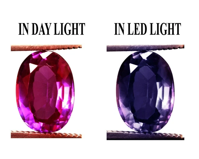 8.00 Cts. Natural Alexandrite Oval Shape Color Change Certified Gemstone