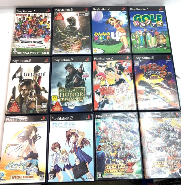 LOT OF 12 SONY Play Station 2 JAPANESE GAME  SUPER ROBOT WARS YUYU HAKUSYO