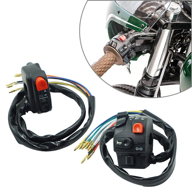 2x Horn Button Turn Signal Fog Lamp Light Start Handlebar Controller Switch