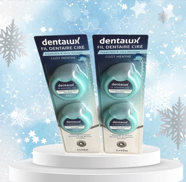 Lot De 4 Boîtes De Fil Dentaire Dentalux - 2x80 Mètres - Oral-B - Neuf - Livraison 24h