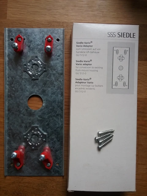 SSS SIEDLE SPRECHANLAGE VA/GU 512-0 Vario Adapter in OVP mit 4