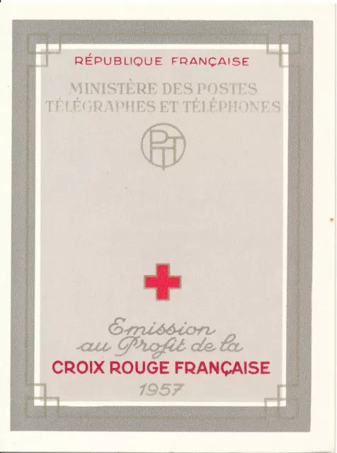 Carnet Croix rouge 1957**