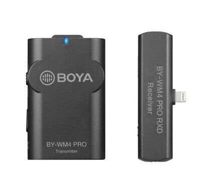 Boya WM4 PRO-K3       2.4 GHz Wireless Microphone System For iOS devices