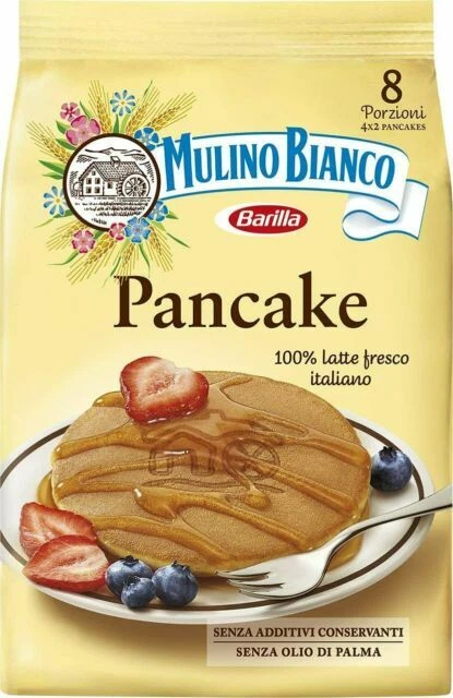 8 CONFEZIONI PANCAKE MULINO BIANCO BARILLA 8 PORZIONI BUSTA 280g LATTE FRESCO