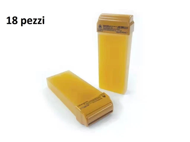 Kit Épilation Recharge 18 Pièces Rouleau Miel Cire Cartouche Épilation Bal