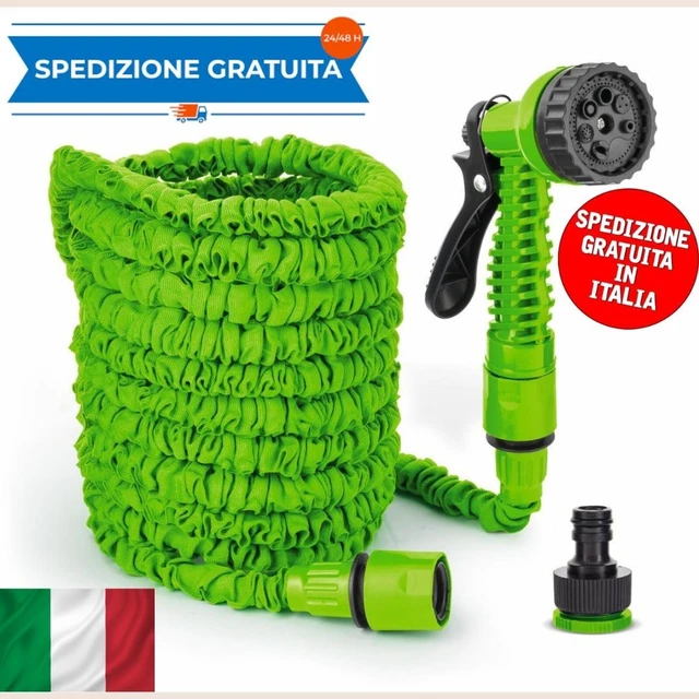 Tubo Espandibile Con Pistola Tubo Da Giardino Espandibile Magico - Con Pistola A Spruzzo 7 Funzioni, Anti-piega, Flessibile! Pistola Spruzzo Acqua 7 Funzioni