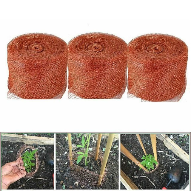 Copper Mesh Roll – 5in X 19.7ft, Oxidation-Inhibiting, Cuttable Barrier For Snails, Mice & Pests – Use In Pipes, Vents & Cracks