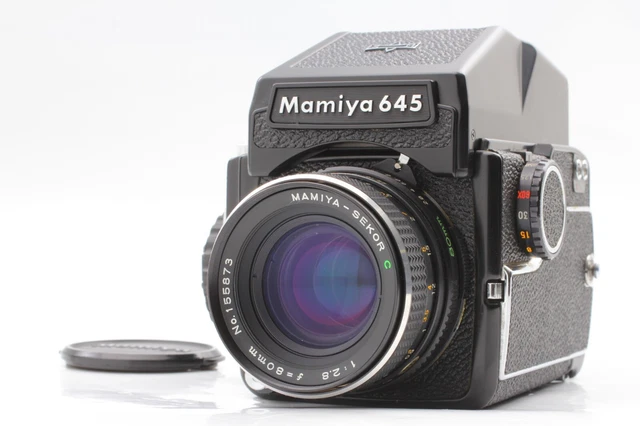 Meter Works【N Mint】 Mamiya M645 PD Prism Finder w/ SEKOR C 80mm f2.8 From Japan