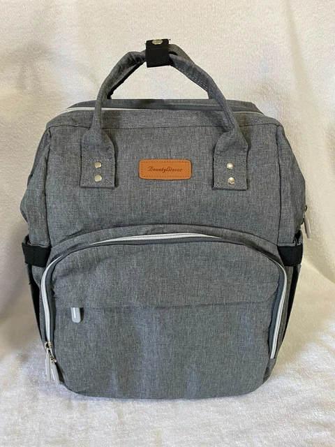 3 in 1 Diaper Bag/Backpack/Travel Bassinet with Foldable Changing Station
