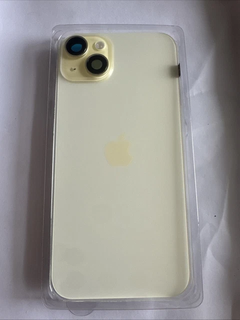 Vitre arrière iPhone 15 jaune, vente de pièce détachée de qualité