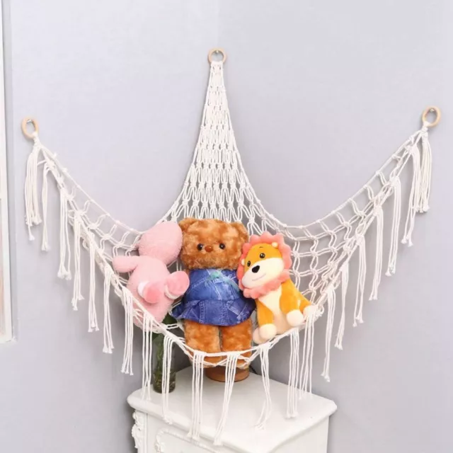 Soft Large Toy Hammock Mesh Net Bedroom Nursery Toy Storage Teddy Bear Children