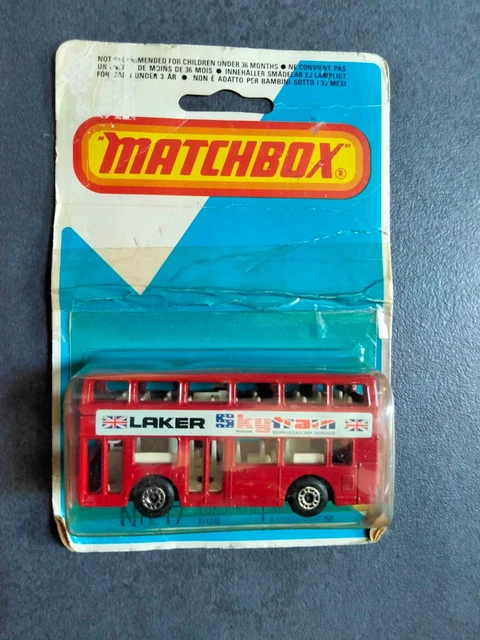 BUS VINTAGE 1972 MATCHBOX Superfast #17 LONDONER Swinging London Carnaby Street ! EUR 11,09