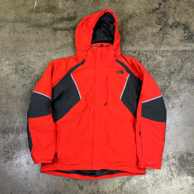 The North Face Rain Coat Hyvent Outdoor Vintage Jacket Red Mens Large