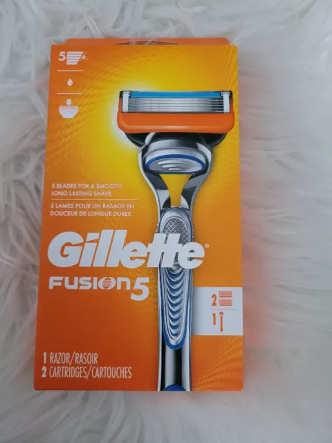 Gillette Fusion5 ProShield Men's Razor, Handle and 2 Blade Refills