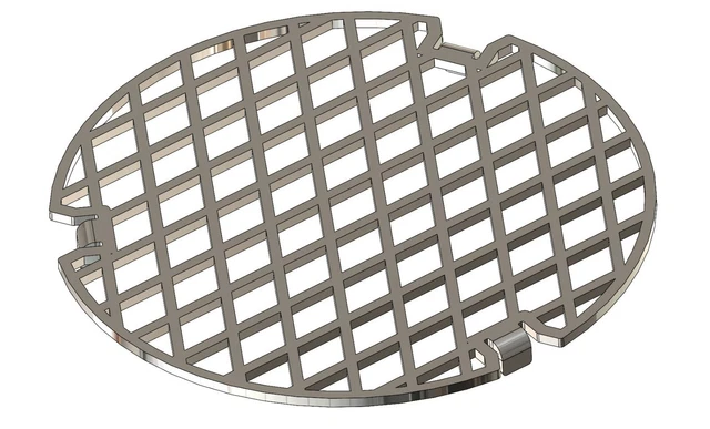 Grilleinsatz für Feuerplatte Plancha 60/80/100cm Baustahl / Edelstahl