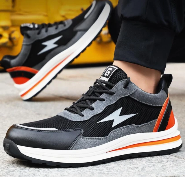 Safety Shoe Men's Anti-Puncture S Lace-Up Low Top For Healthcare