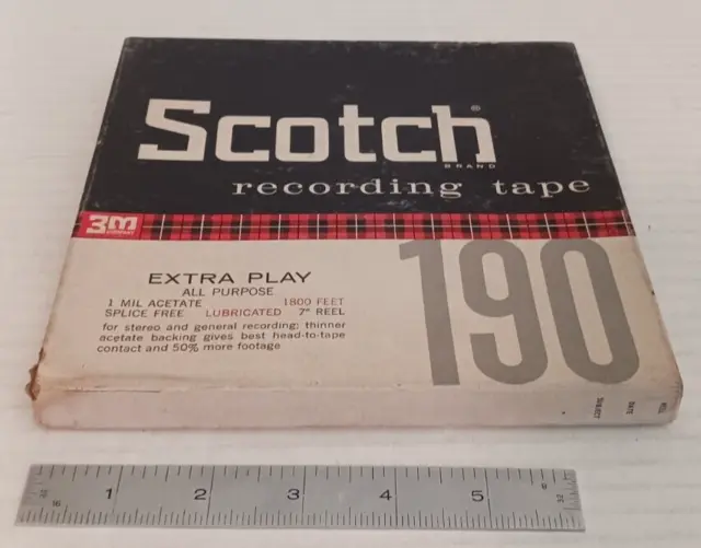 7" Reel to Reel Magnetic Recording Tape - Scotch Brand