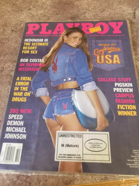 Playboy Magazine October 2000  Ltd Stock Sealed Girls Of Conference USA 🇺🇸