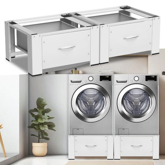 Waschmaschine Trockner Verbindung WASCHMASCHINEN UNTERGESTELL MIT Schublade Erhöhung Für Waschmaschine Waschmaschinen Untergestell Mit Rollen
