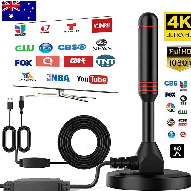 300 Miles Upgraded TV Antenna Digital HD Antenna Indoor HDTV 1080P 4K Long Range
