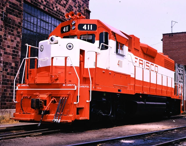 SLSF 411, Original Kodachrome Slide, at St. Louis, MO in July 1973.