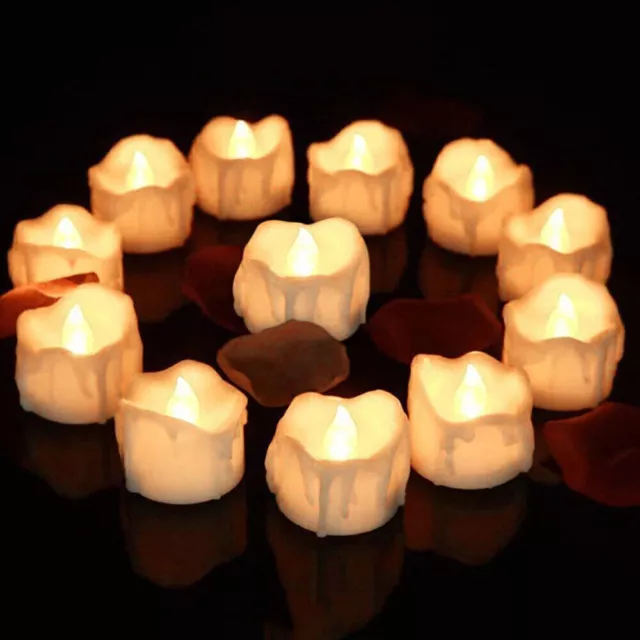 24x batería LED luz de té eléctrica luz de té LED velas de té luz AMOR