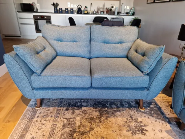 Two Dfs French Connection Zinc Sofas