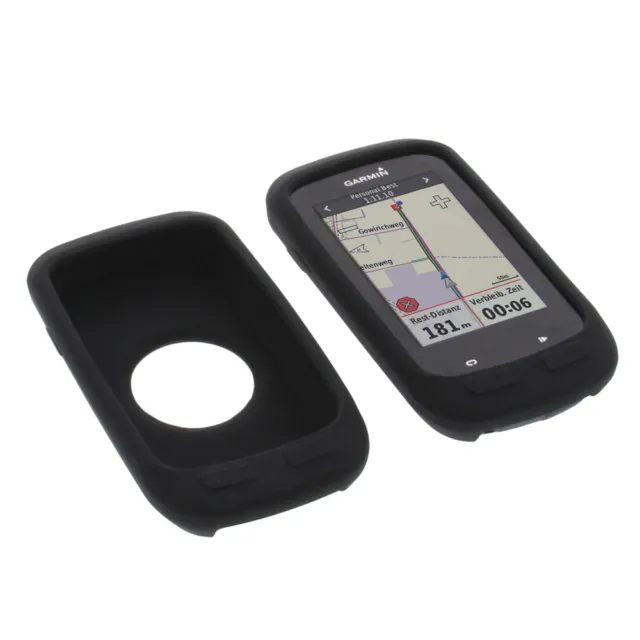 Tasche für Garmin Edge 1000 / Edge Explore 1000 Schutz Hülle Silikon GPS Schwarz