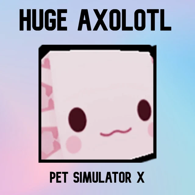ROBLOX PET SIMULATOR x huge Reindeer Axolotl! Rare! Fast delivery! £58.