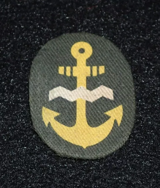 WW2 Imperial Japanese Navy Reserve Fleet NCO Garrison Cap Badge War-Time, Scarce