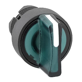 Harmony XB5-tete bouton a  manette lumineux-22-3 pos fix-vert ZB5AK1333