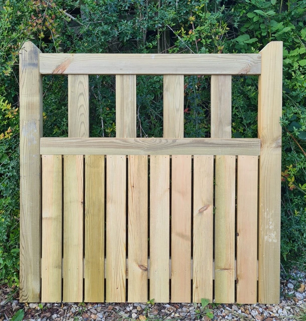 WOODEN GATE, GARDEN gate, pedestrian gate £87.00 PicClick UK
